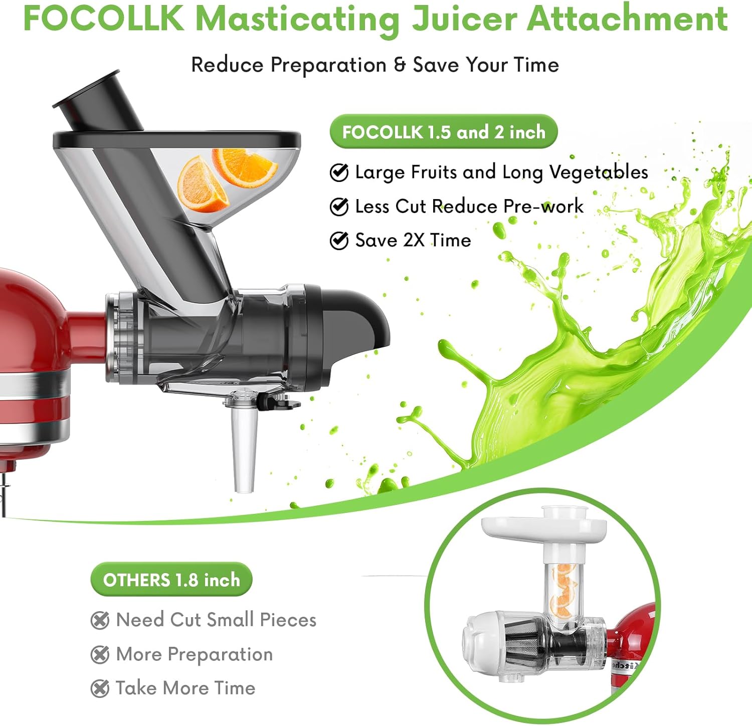 Masticating Juicer Attachment  - Cold Press Juicer ulasan dan harga