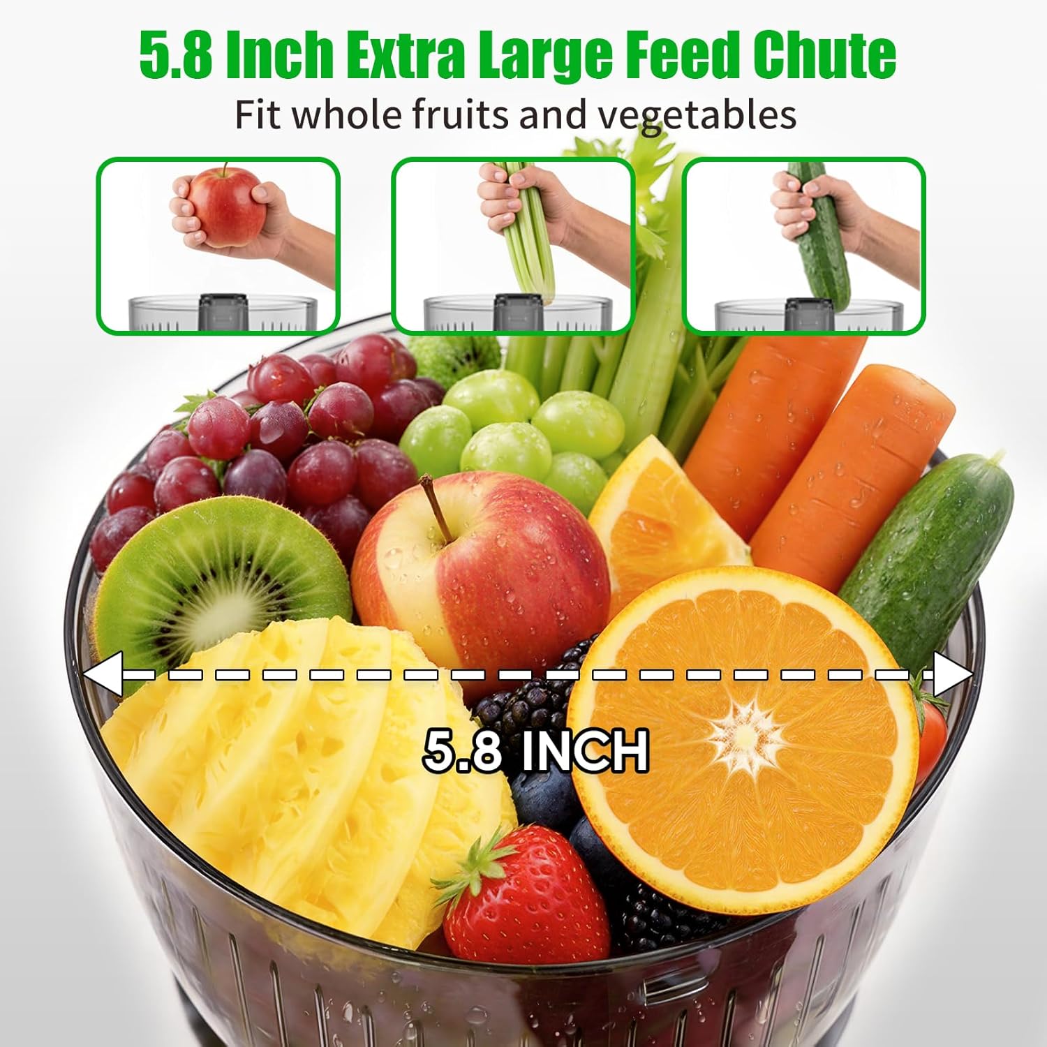 Cold Press Juicer, 300W Slow M - Cold Press Juicer ulasan dan harga