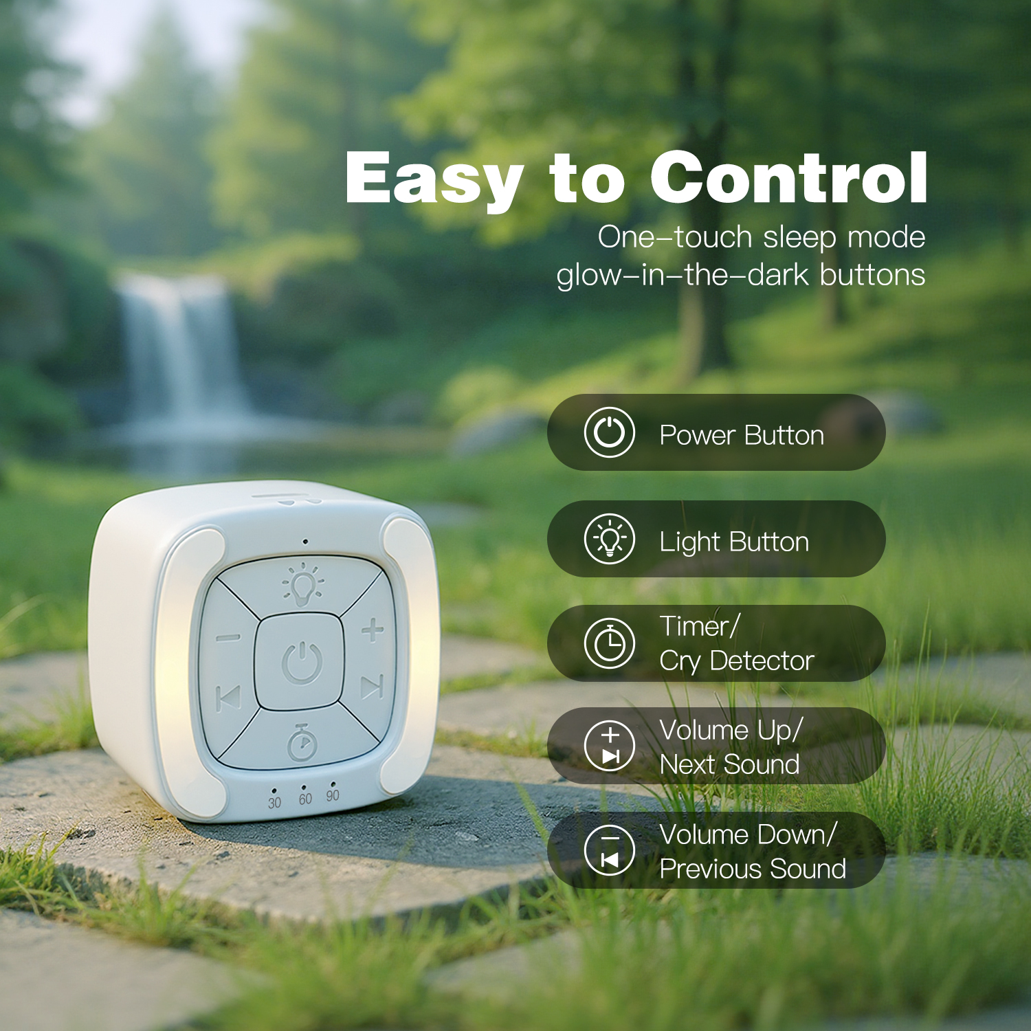 Baby White Noise Machine Smart - White Noise Machine Sleep ulasan dan harga