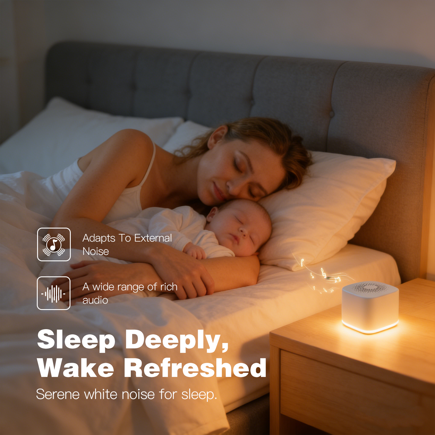 Baby White Noise Machine Smart - White Noise Machine Sleep ulasan dan harga