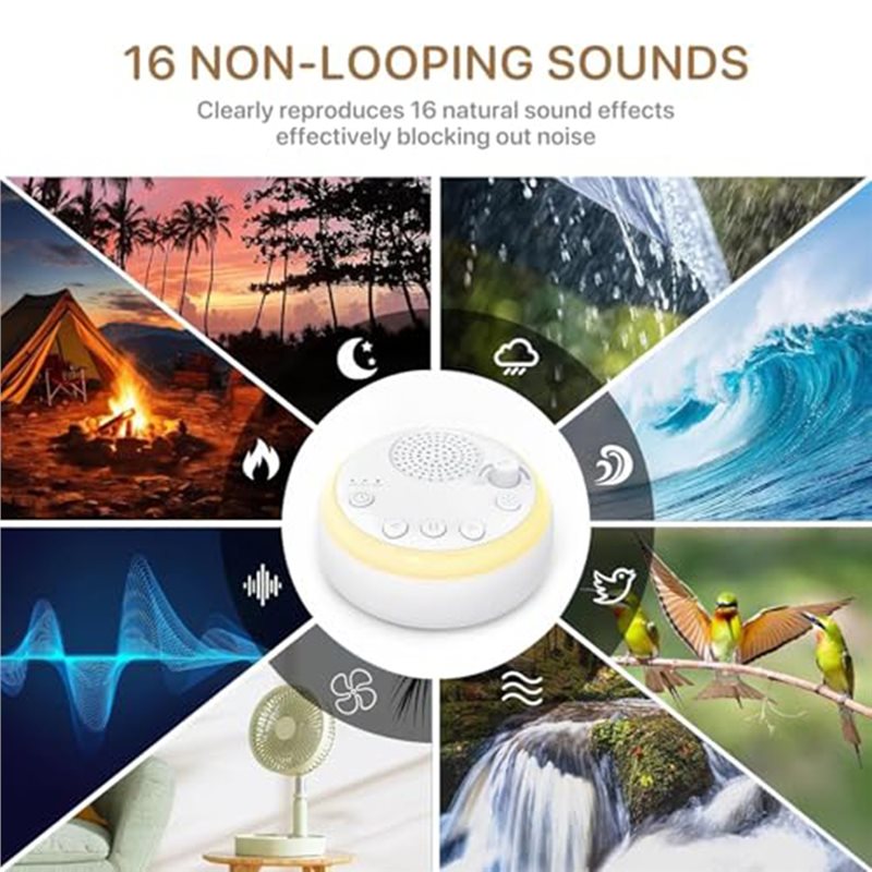 CYGJ-Sleep Aid Sound Machine F - White Noise Machine Sleep ulasan dan harga