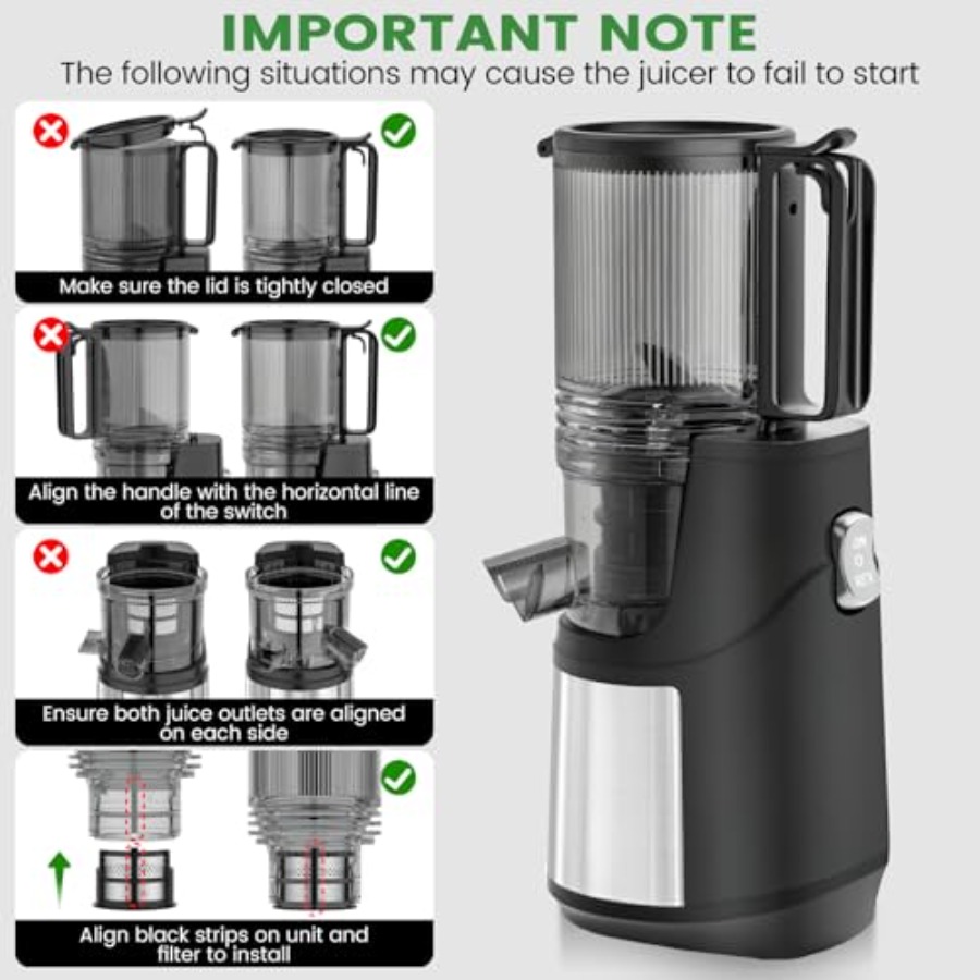 Masticating juicer for home ki - Cold Press Juicer ulasan dan harga