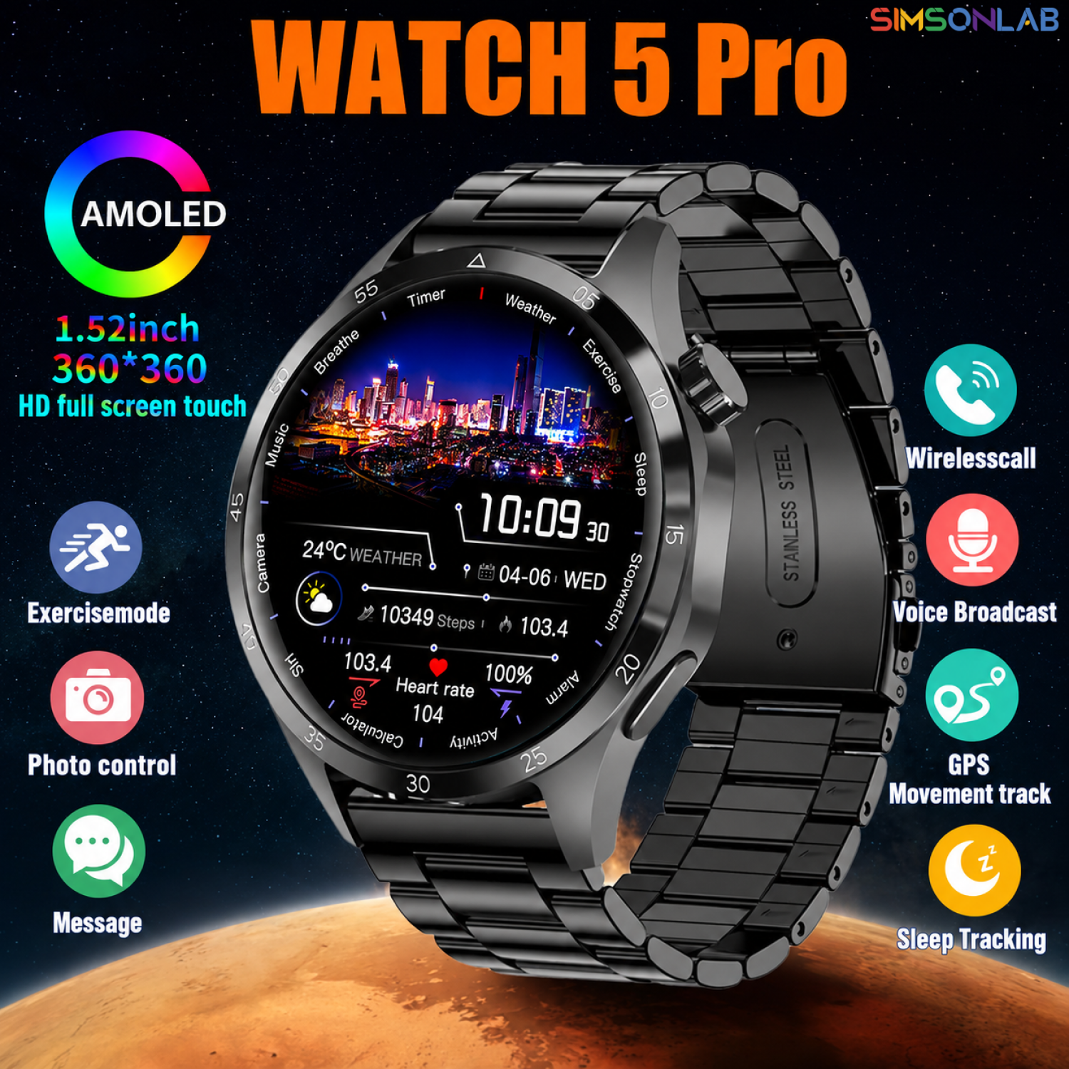 2026 Watch 5 Pro GPS Track Com - Health Wellness Trends 2026 ulasan dan harga