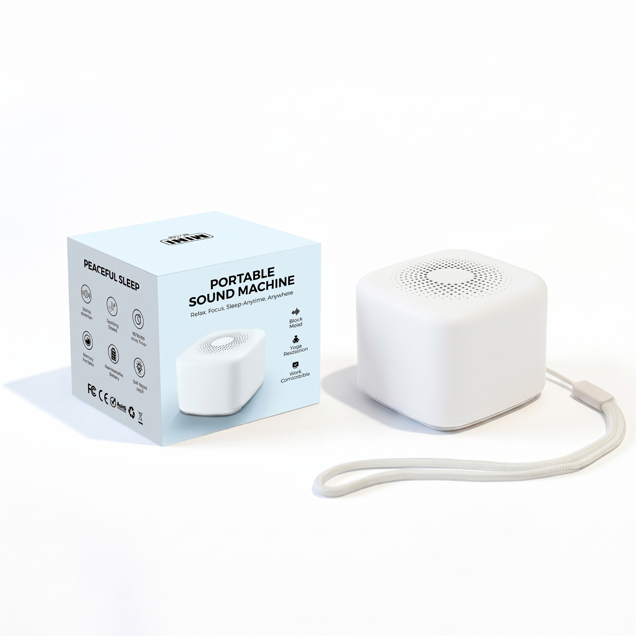 Portable White Noise Machine B - White Noise Machine Sleep ulasan dan harga