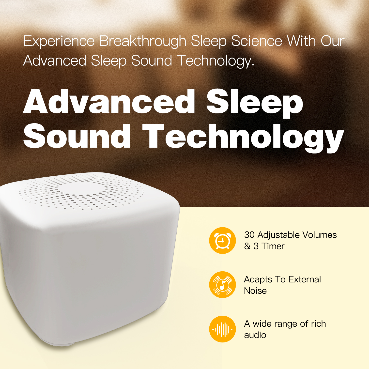 Portable White Noise Machine B - White Noise Machine Sleep ulasan dan harga