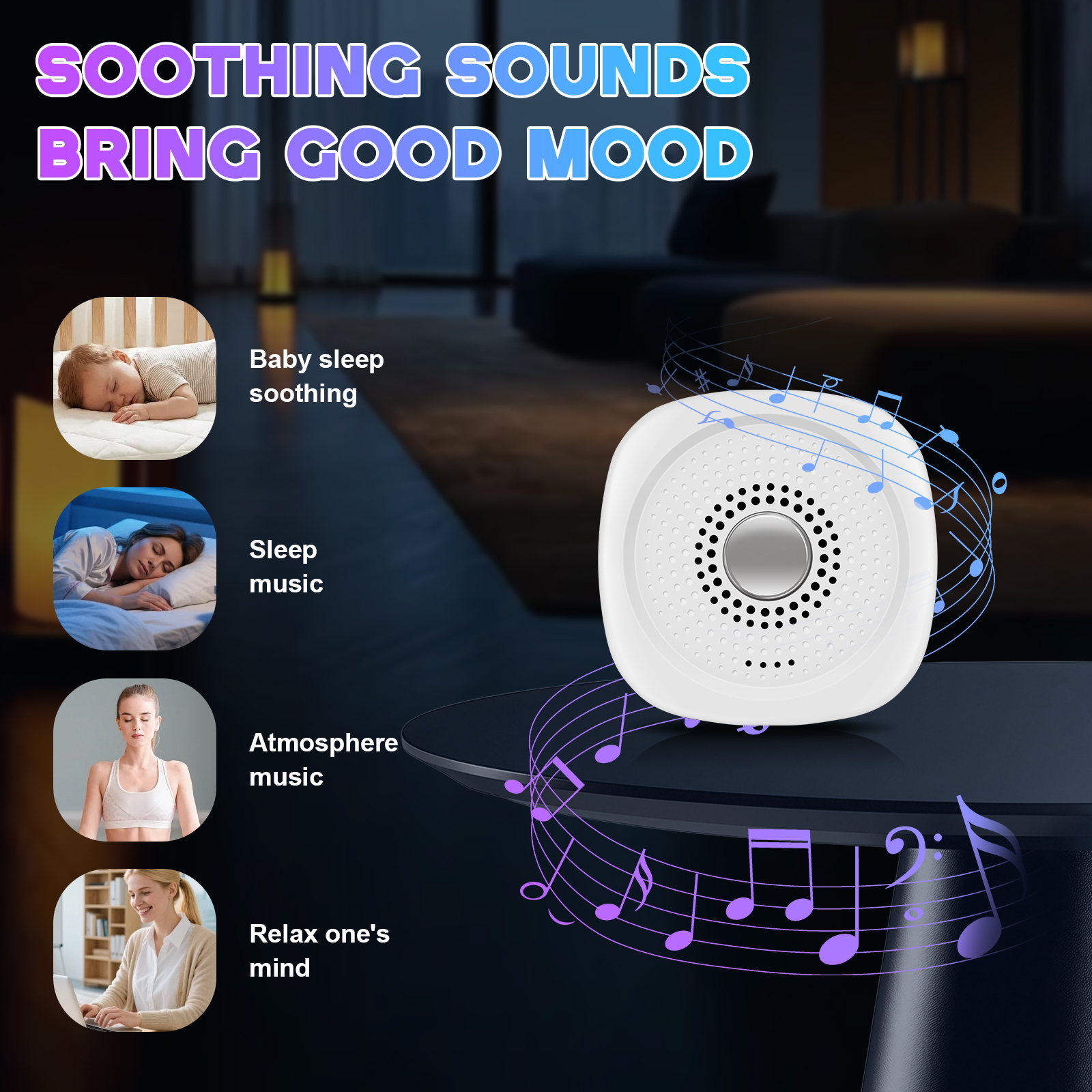 White Noise Sound Machine with - White Noise Machine Sleep ulasan dan harga