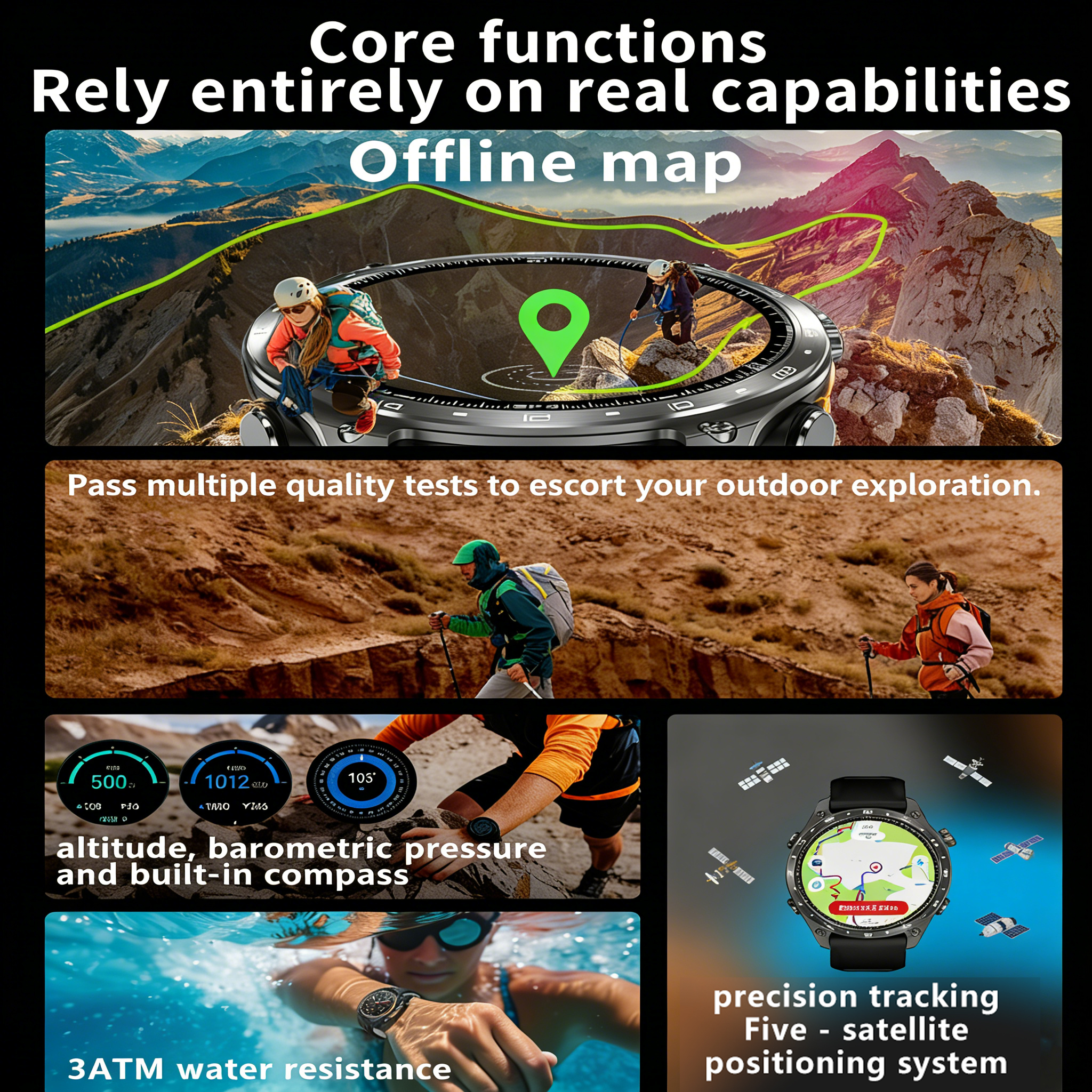 GPS Smart Watch for Outdoor HD - Health Wellness Trends 2026 ulasan dan harga