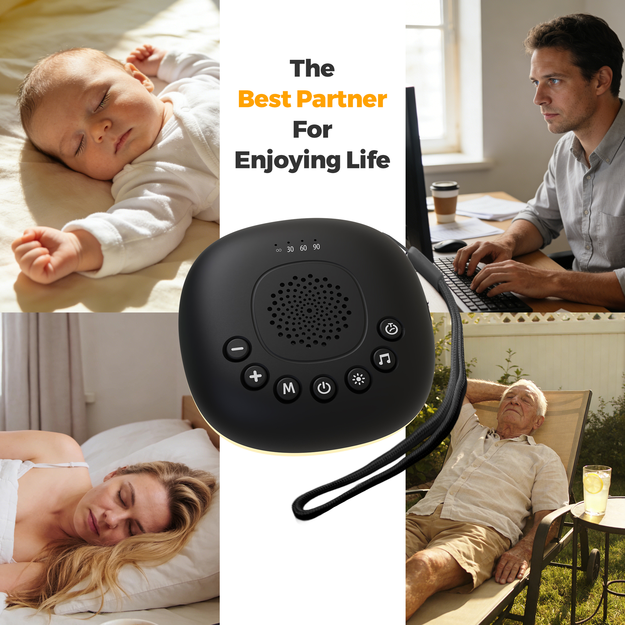 White Noise Machine with 20 So - White Noise Machine Sleep ulasan dan harga