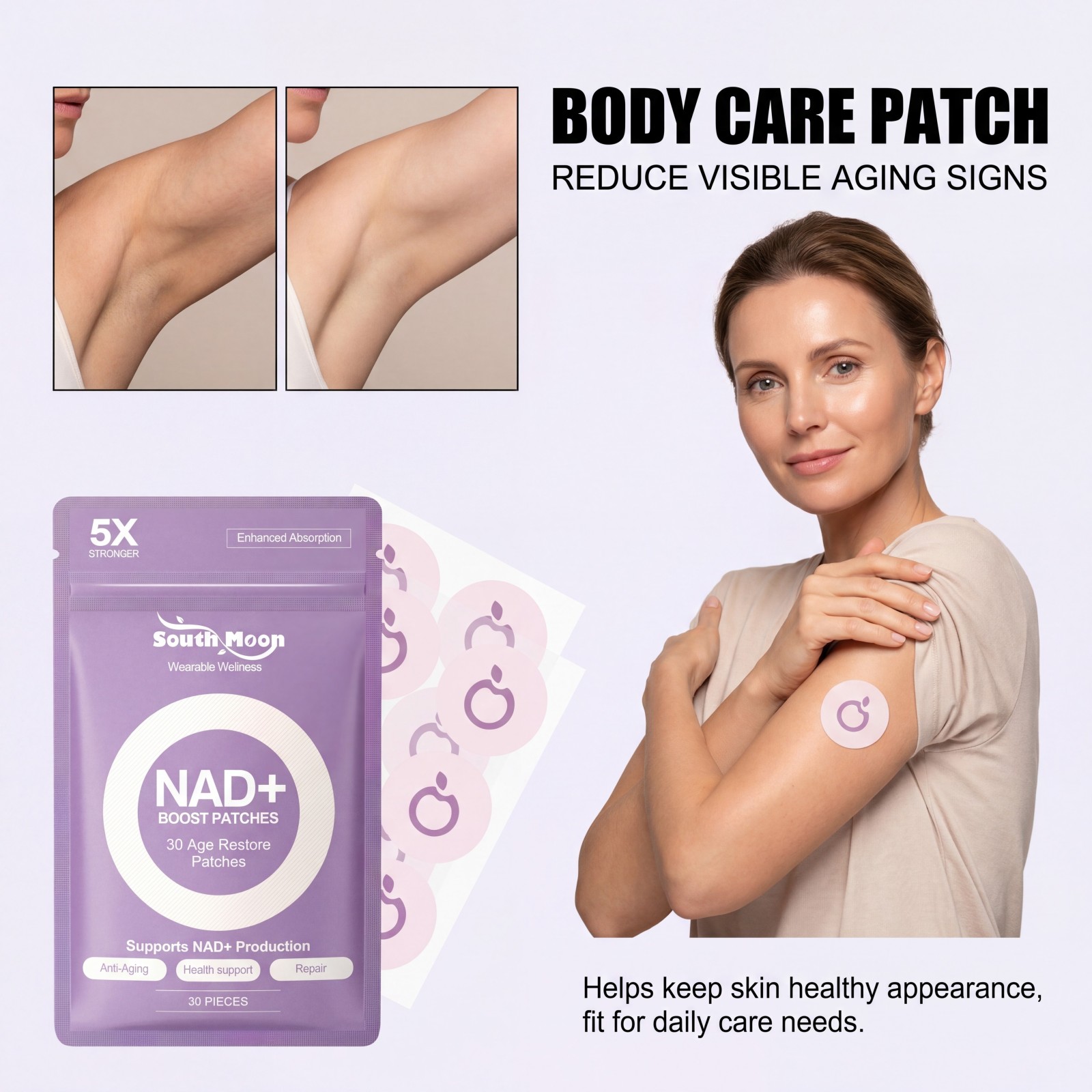 60/120pcs Body Care Patch Mois - Health Wellness & Psychology ulasan dan harga