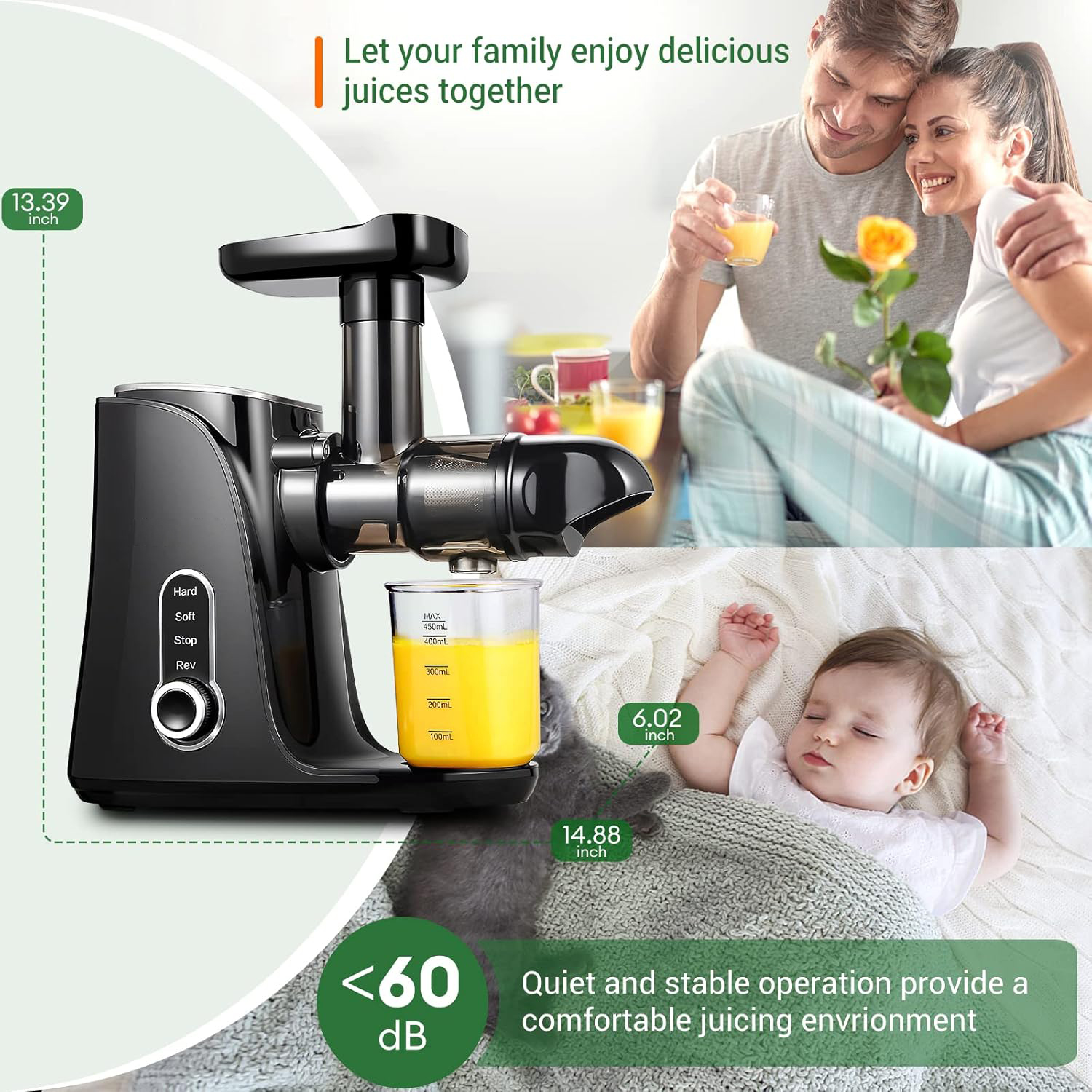 &* QANA Juicer Machines,Slow C - Cold Press Juicer ulasan dan harga