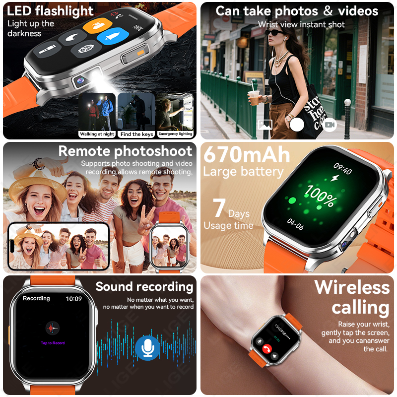 LIGE 2026 Camera Smart Watch M - Health Wellness Trends 2026 ulasan dan harga