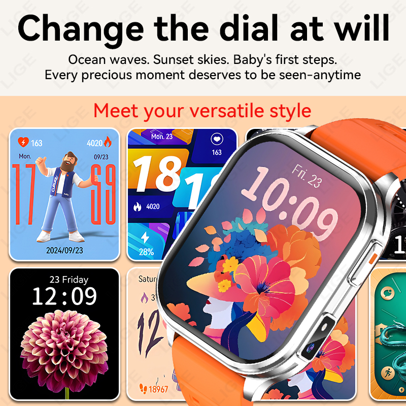 LIGE 2026 Camera Smart Watch M - Health Wellness Trends 2026 ulasan dan harga