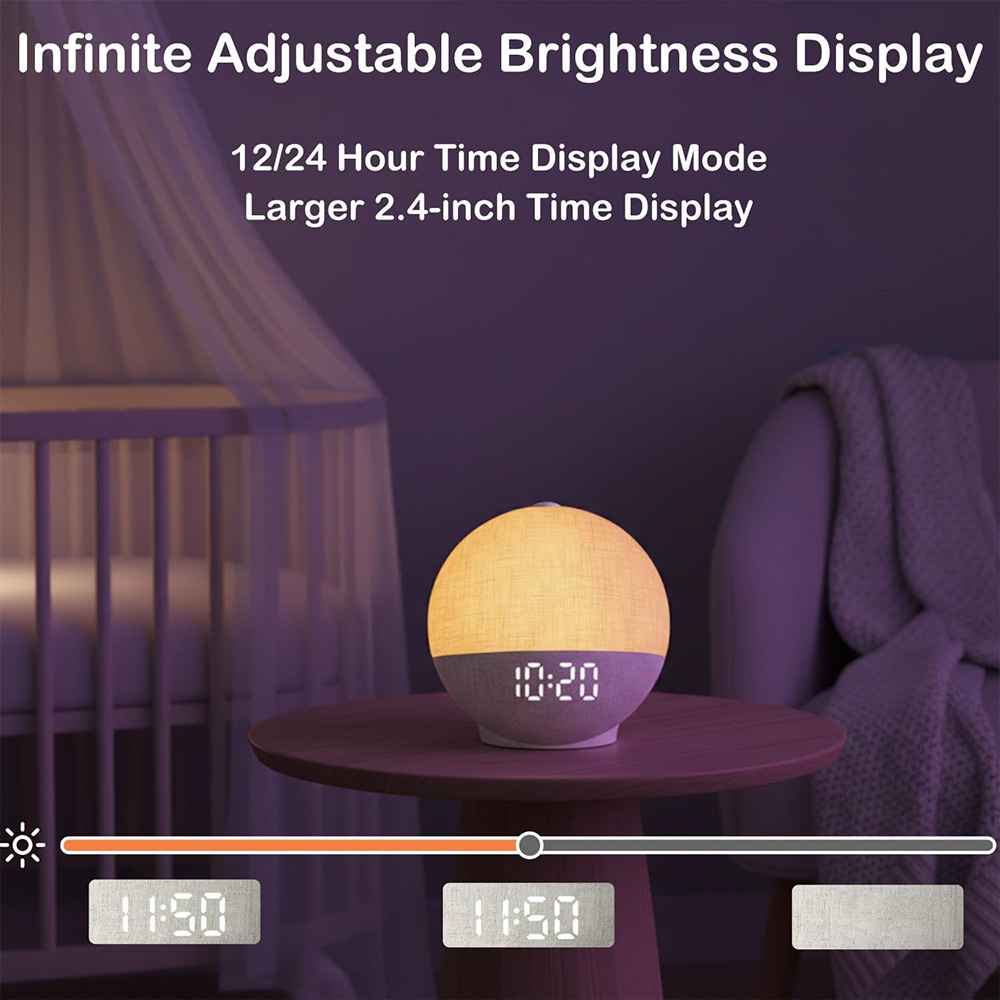 Wake Up Light Sunrise Alarm Cl - White Noise Machine Sleep ulasan dan harga