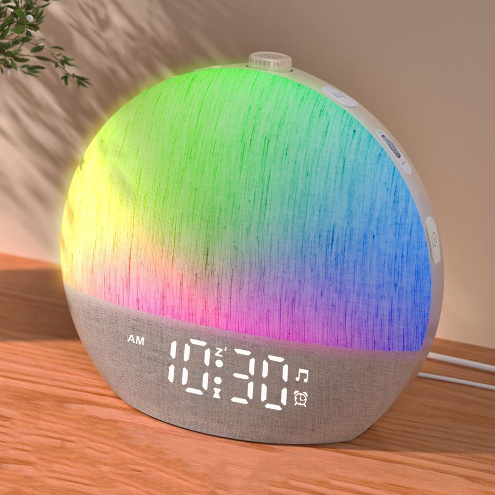 Wake Up Light Sunrise Alarm Cl - White Noise Machine Sleep ulasan dan harga