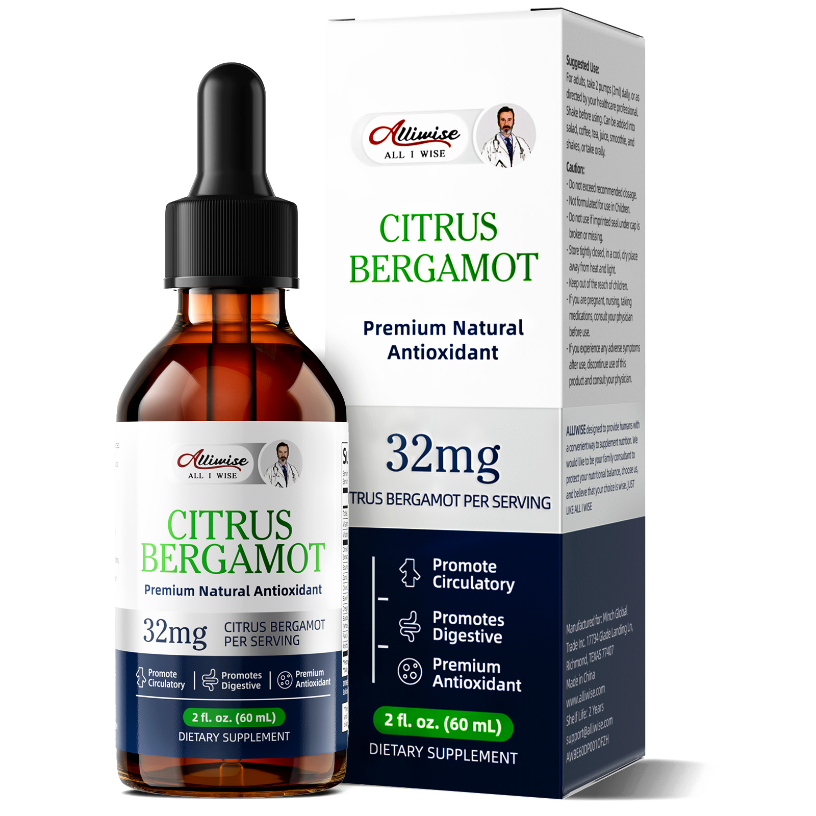 Premium Citrus Bergamout  Drop - Health Wellness & Psychology ulasan dan harga